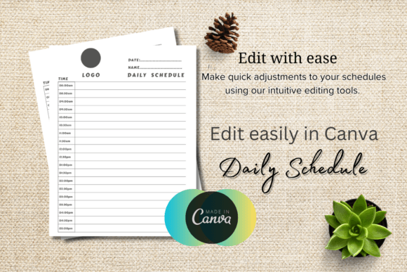 Download Editable Daily Schedule Template - Daily schedule Collection