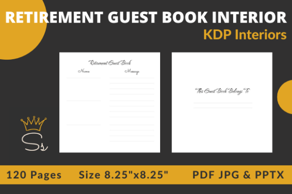 Download Retirement Guest Book Interior - Premium Resources