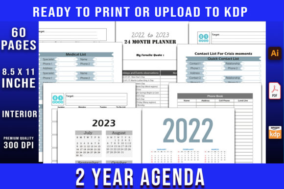 Download 2 Year Agenda (2022-2023) - Agenda Collection