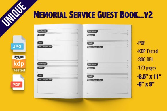 Download Memorial Service Guest Book Interior - Guest book interior Collection