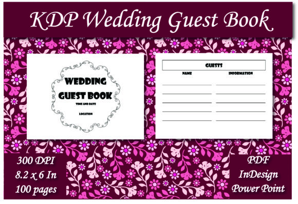 Download KDP Wedding Guest Book Interior - Guest book interior Collection