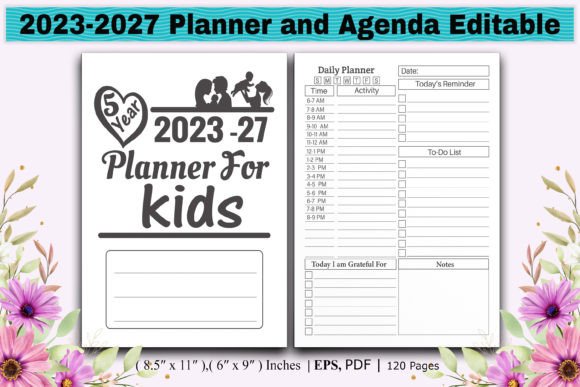 Download 2023-2027 Planner and Agenda Editable - Agenda Collection